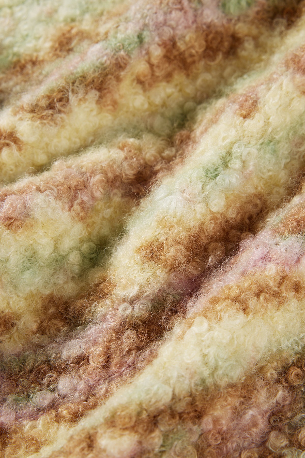 Reversible Fleece Jacket Beige - Detail