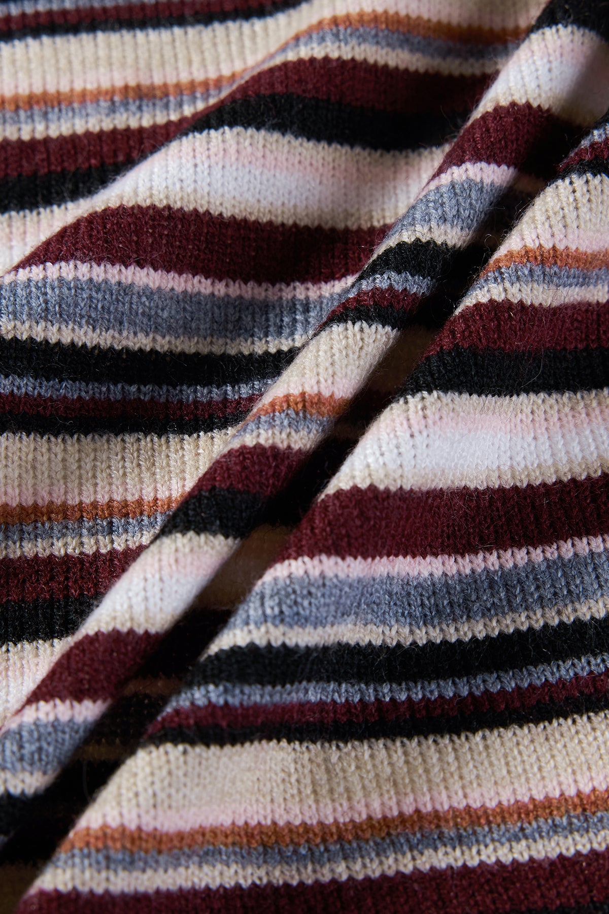 Maple Striped Flared Pants Plum Jam - Detail