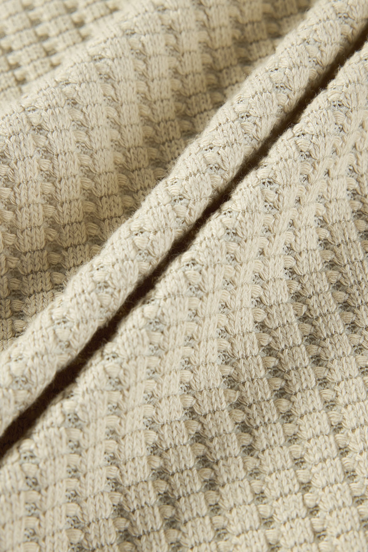 Softshell Waffle Sweatsuit Apricot - Detail