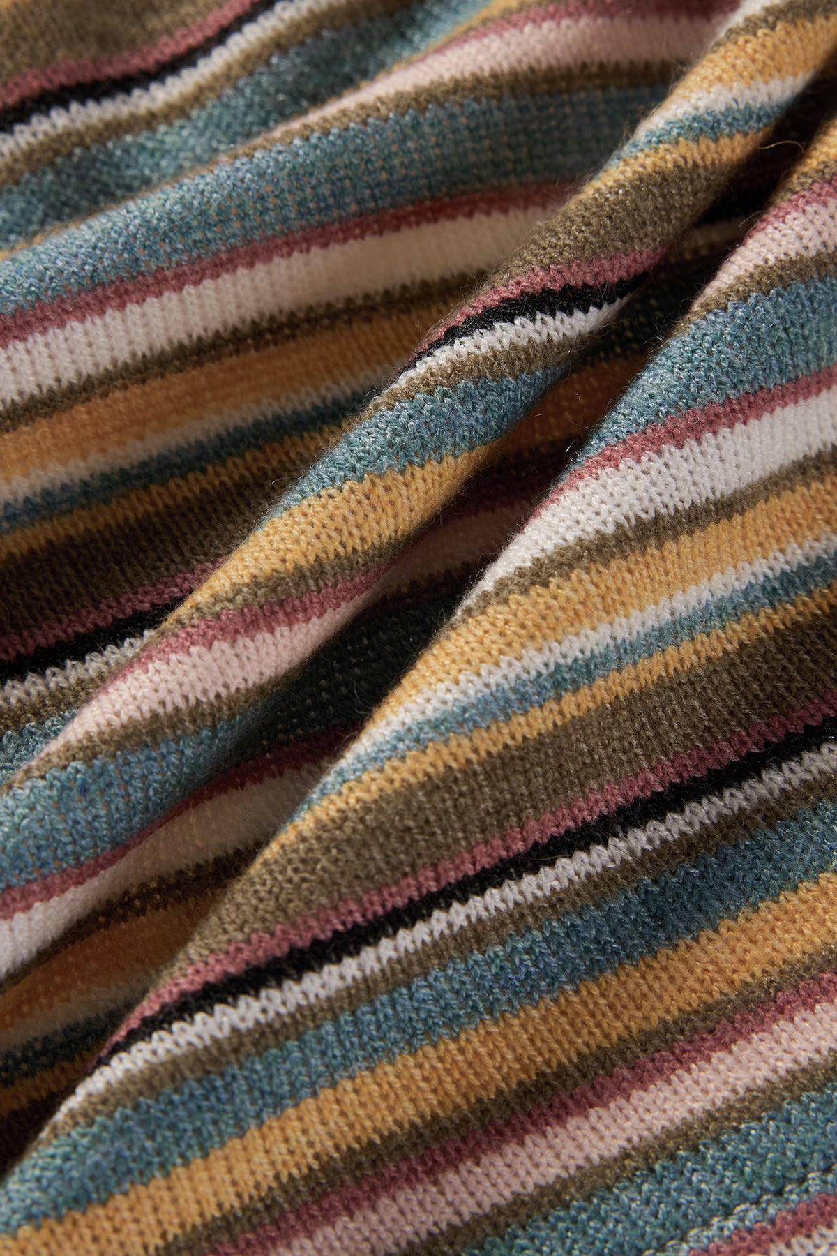 Maple Stripe Tank Peach Custard - Detail