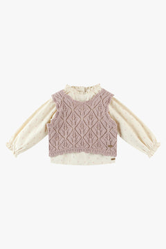 wirrawirra organic cotton baby clothes blouse vest set dusty pink 24 Spring Blouses Girls New Arrivals Shirts
