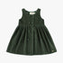 wirrawirra organic newborn clothes corduroy dress dark green 23 Winter Dresses Girls New Arrivals