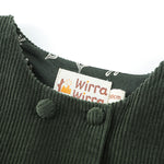 wirrawirra baby girl clothes corduroy dress dark green 23 Winter Dresses Girls New Arrivals