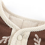 wirrawirra baby girl clothes corduroy jacket light beige 23 Winter Boys Girls New Arrivals Outwears Tops Jackets Gilets