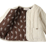 wirrawirra premature baby clothes corduroy jacket light beige 23 Winter Boys Girls New Arrivals Outwears Tops Jackets Gilets