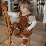 wirrawirra cute newborn clothescorduroy overalls beige24 Winter  Boys  Girls  Jumpsuit  New Arrivals