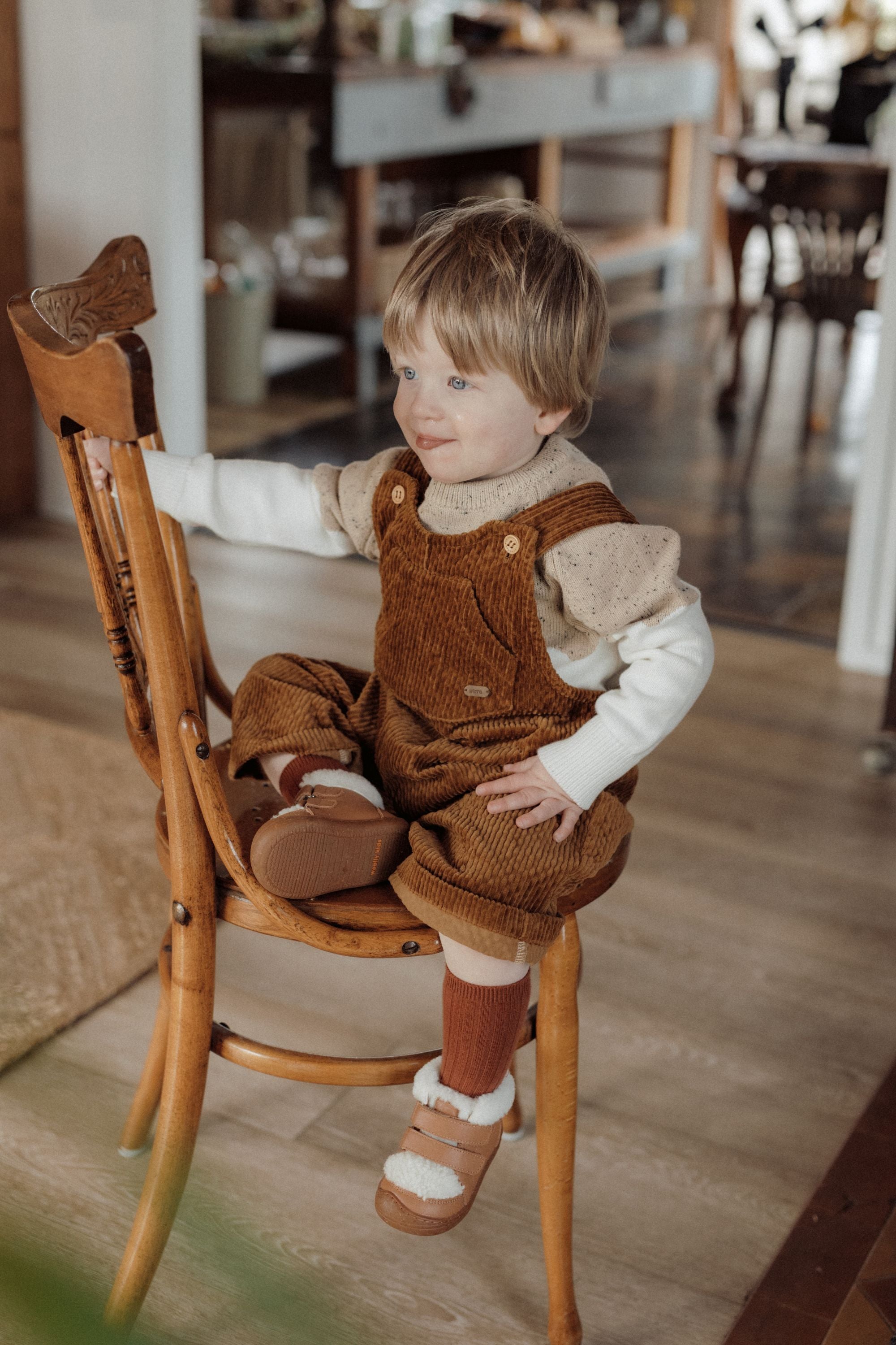 wirrawirra cute newborn clothescorduroy overalls beige24 Winter  Boys  Girls  Jumpsuit  New Arrivals