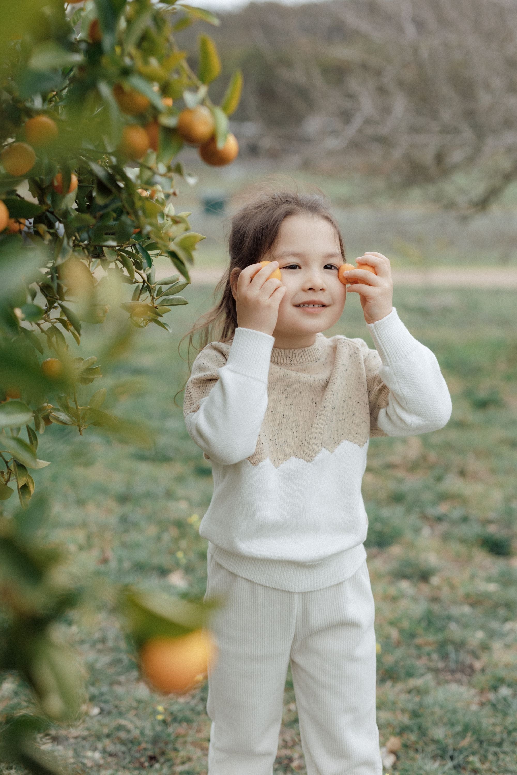 Ice Cream Sweater - Oatmeal | Organic Kids Clothes