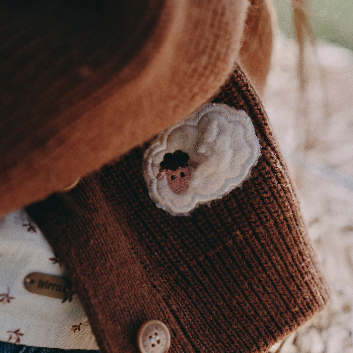 wirrawirra newborn clothes knit cardigan amber brown 23 Winter Girls New Arrivals Sweaters Tops Cardigans Boys