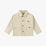 wirrawirra baby boy clothes long sleeved jacket beige 24 Spring Boys Gilets Girls Jackets New Arrivals Gilets