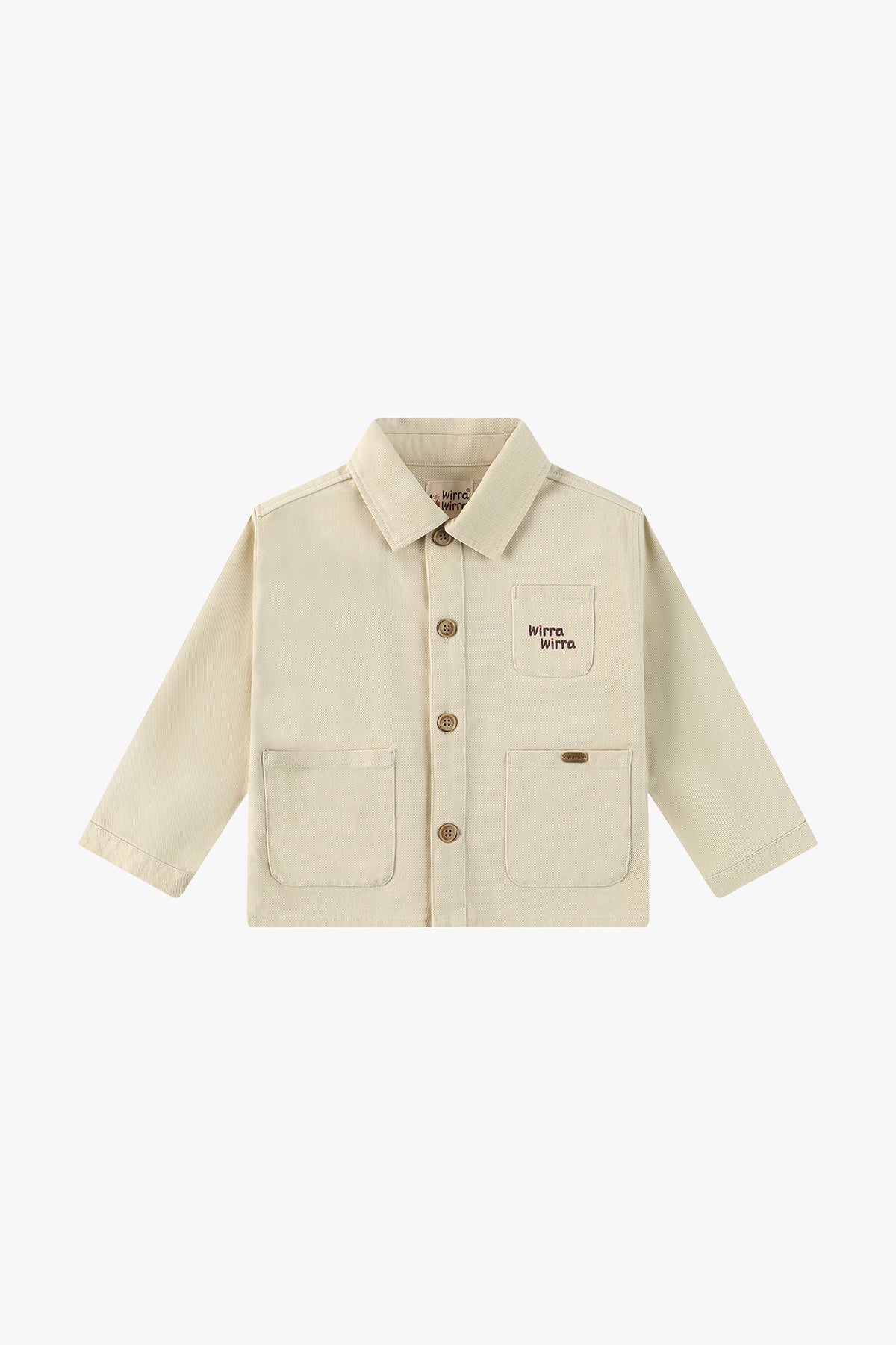 wirrawirra baby boy clothes long sleeved jacket beige 24 Spring Boys Gilets Girls Jackets New Arrivals Gilets