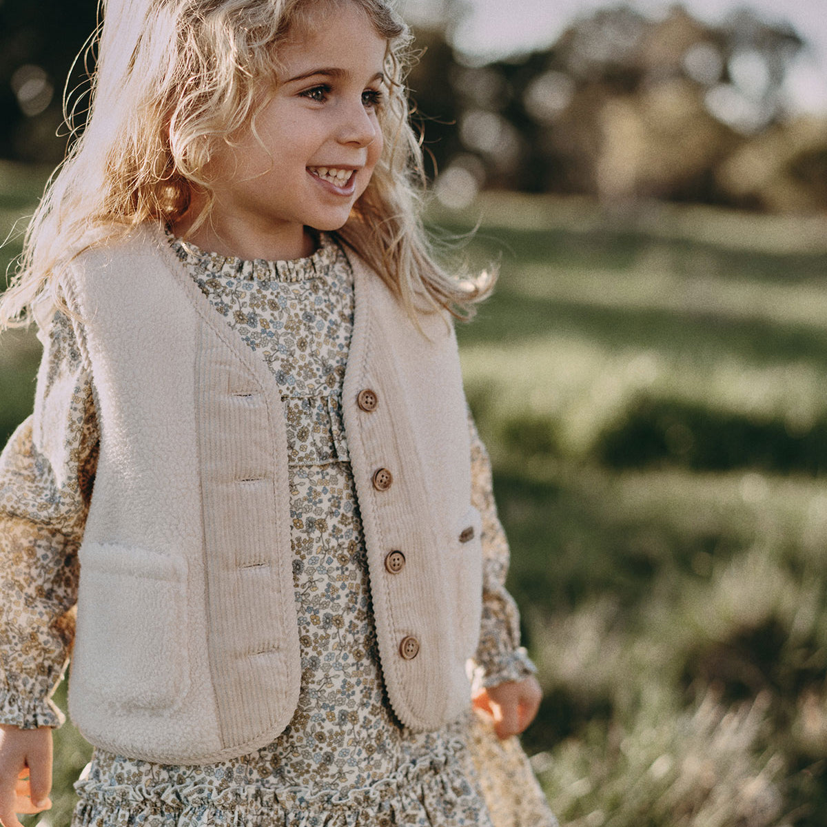 wirrawirra boy clothes sherpa vest cream white 23 Winter Boys Girls New Arrivals Tops Vest Jackets Gilets