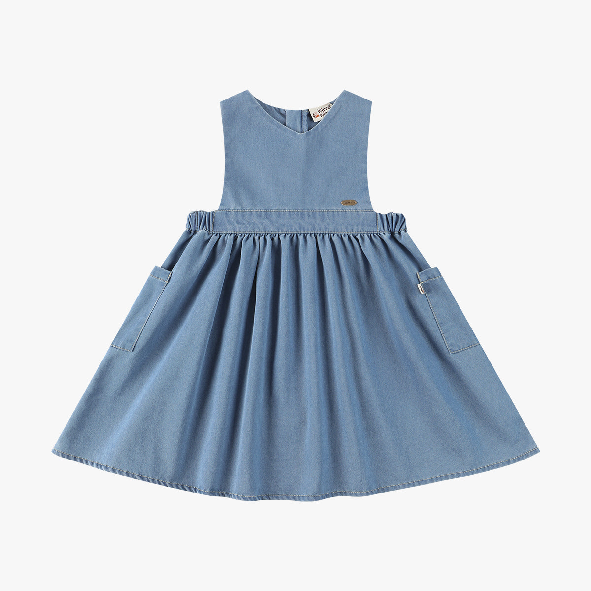 wirrawirra kids clothing stores tencel denim vest dress denim blue 24 Spring Dresses Girls New Arrivals Skirts