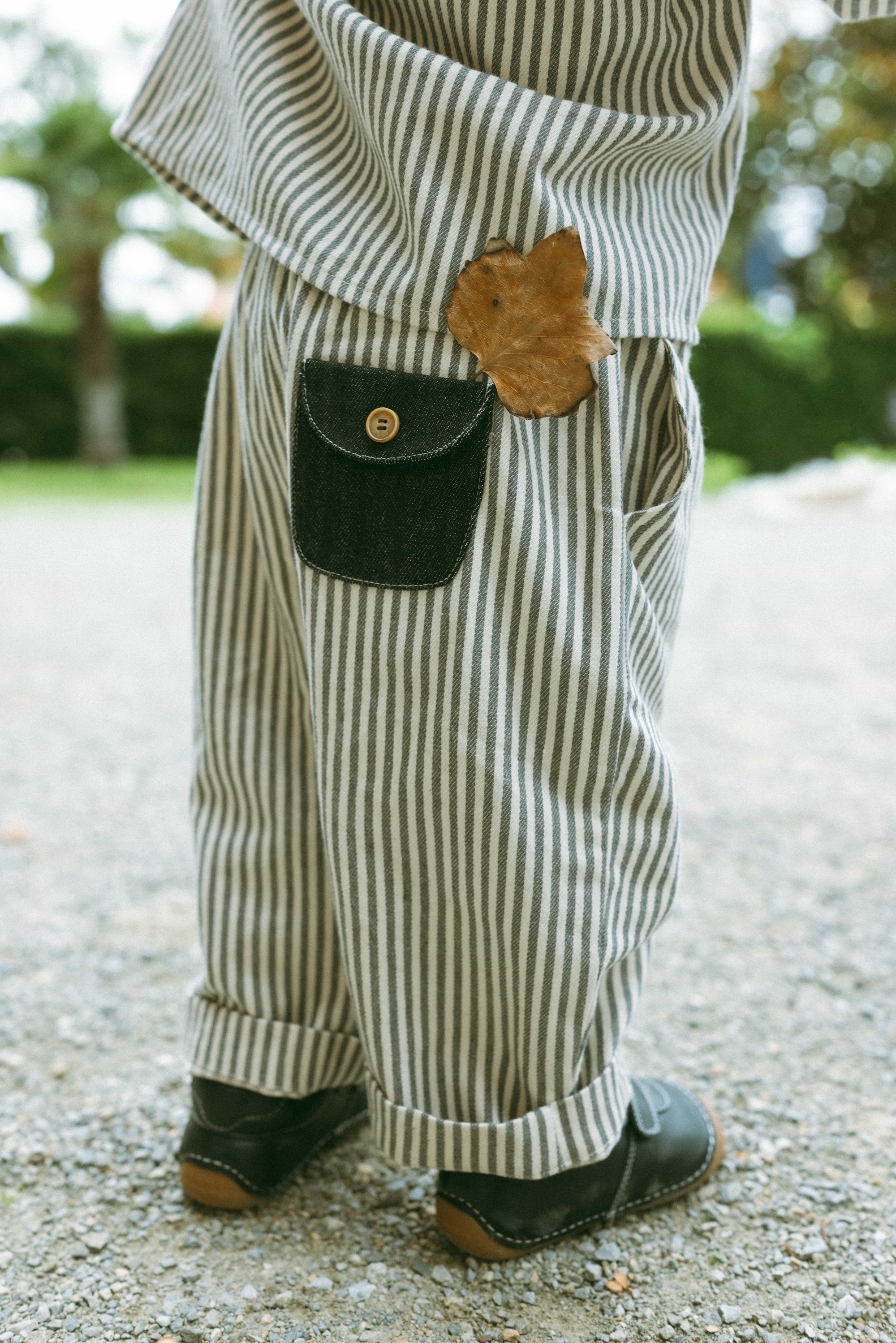 Afternoon Sonata Striped Pants Stripe - Model