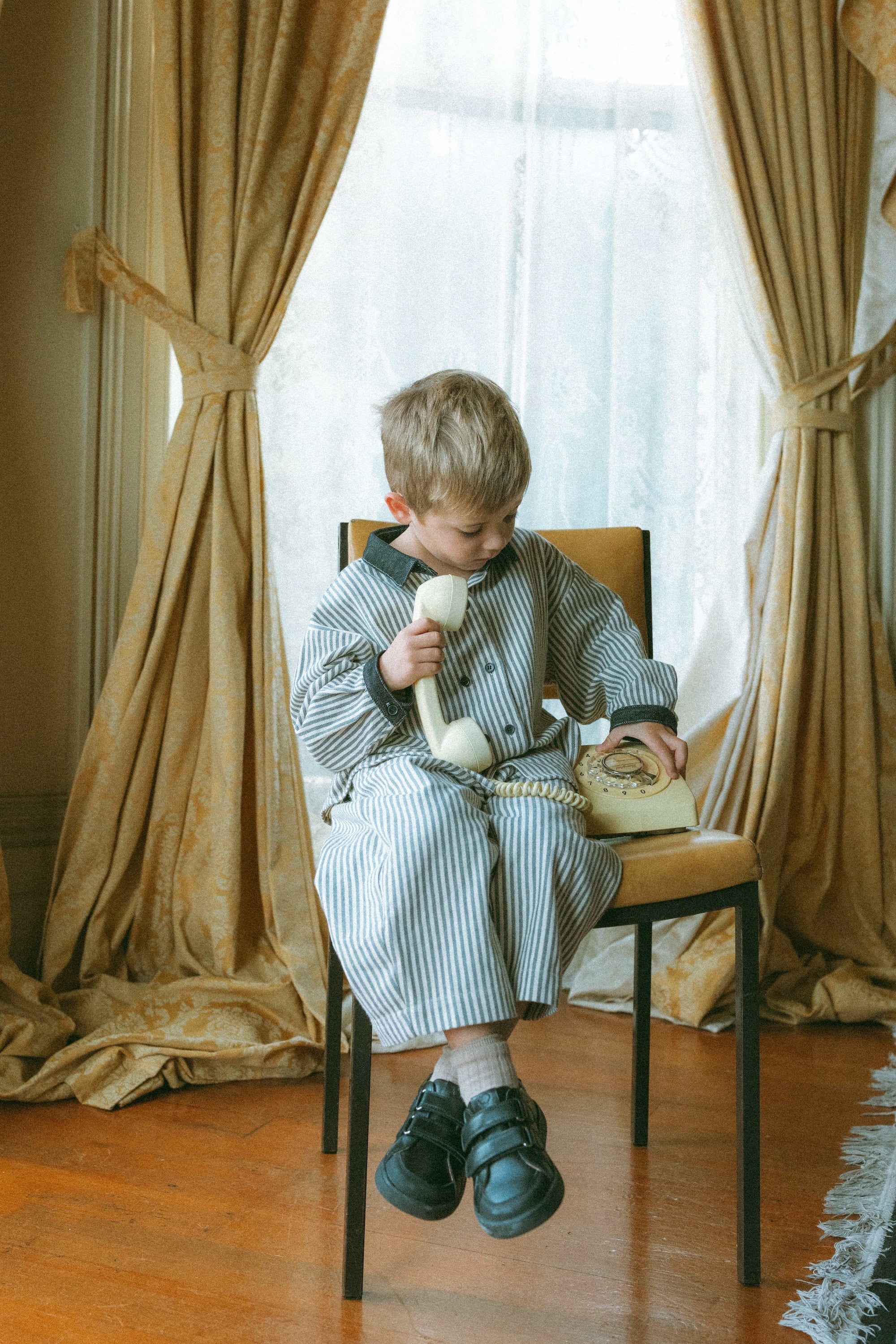 Afternoon Sonata Striped Shirt Stripe - Model