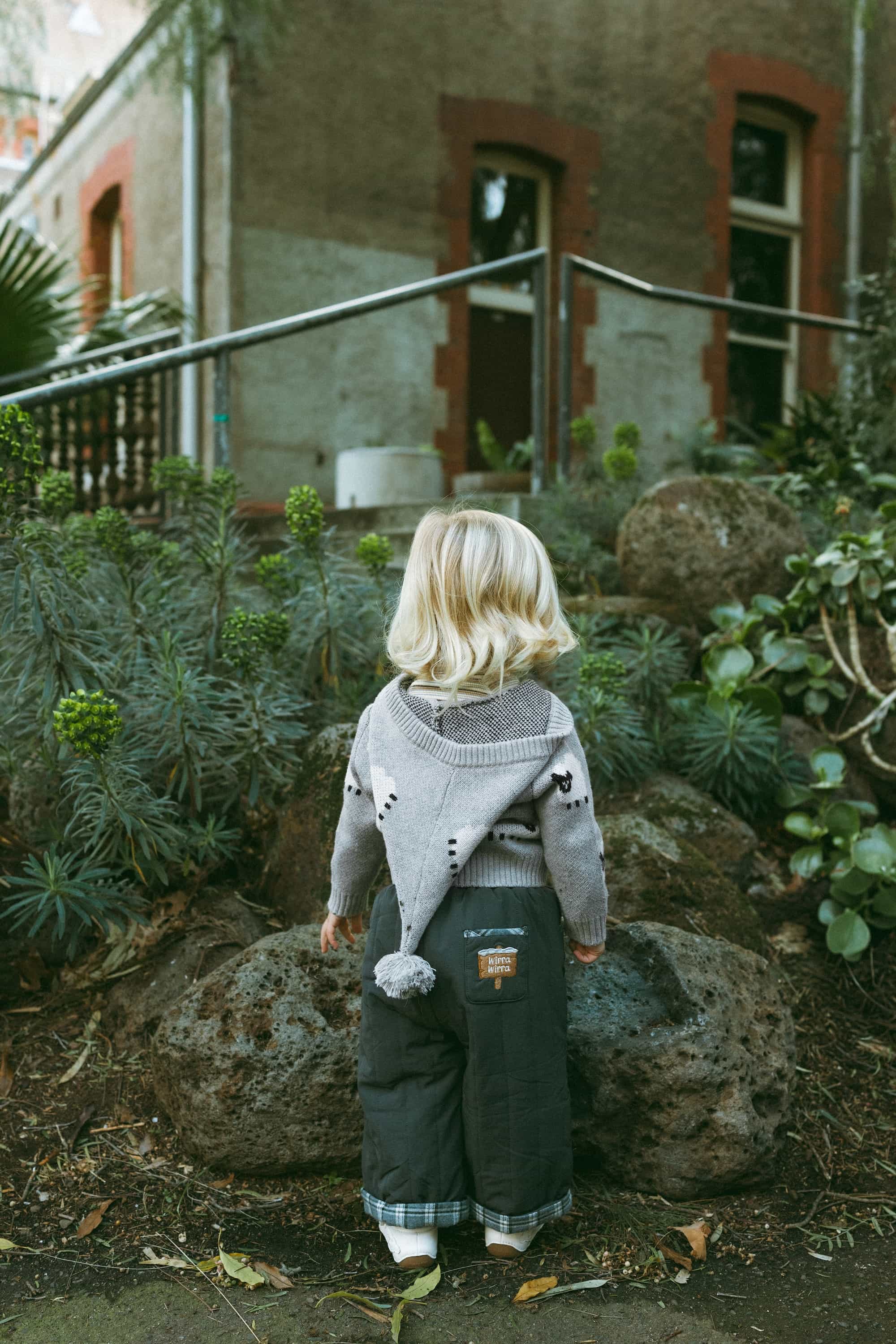 Cloud-Soft Knit Cardigan Heather Grey - Model