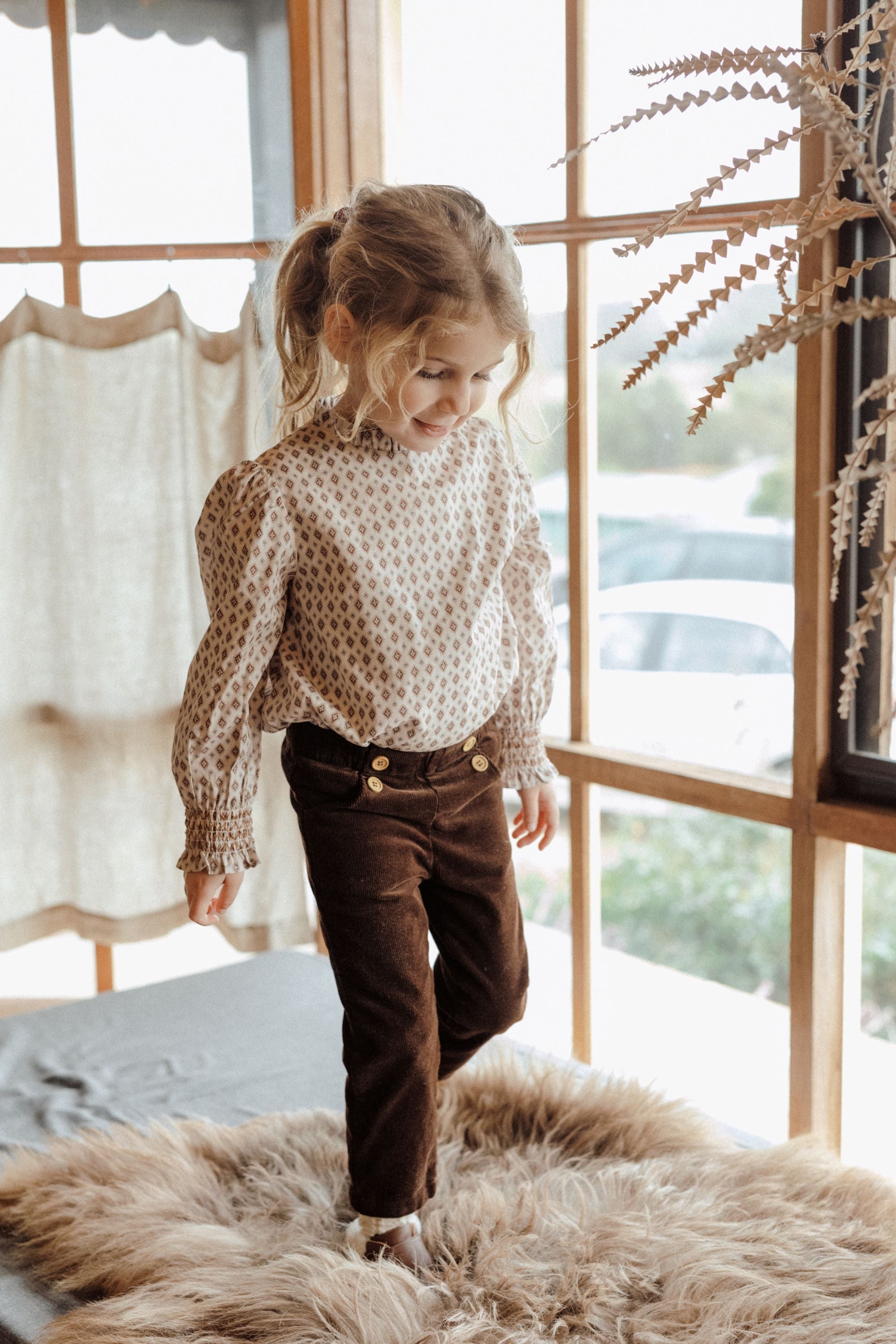 wirrawirra neutral baby clothesvintage printed blouse berry24 Winter  Blouses  Girls  New Arrivals  Shirts