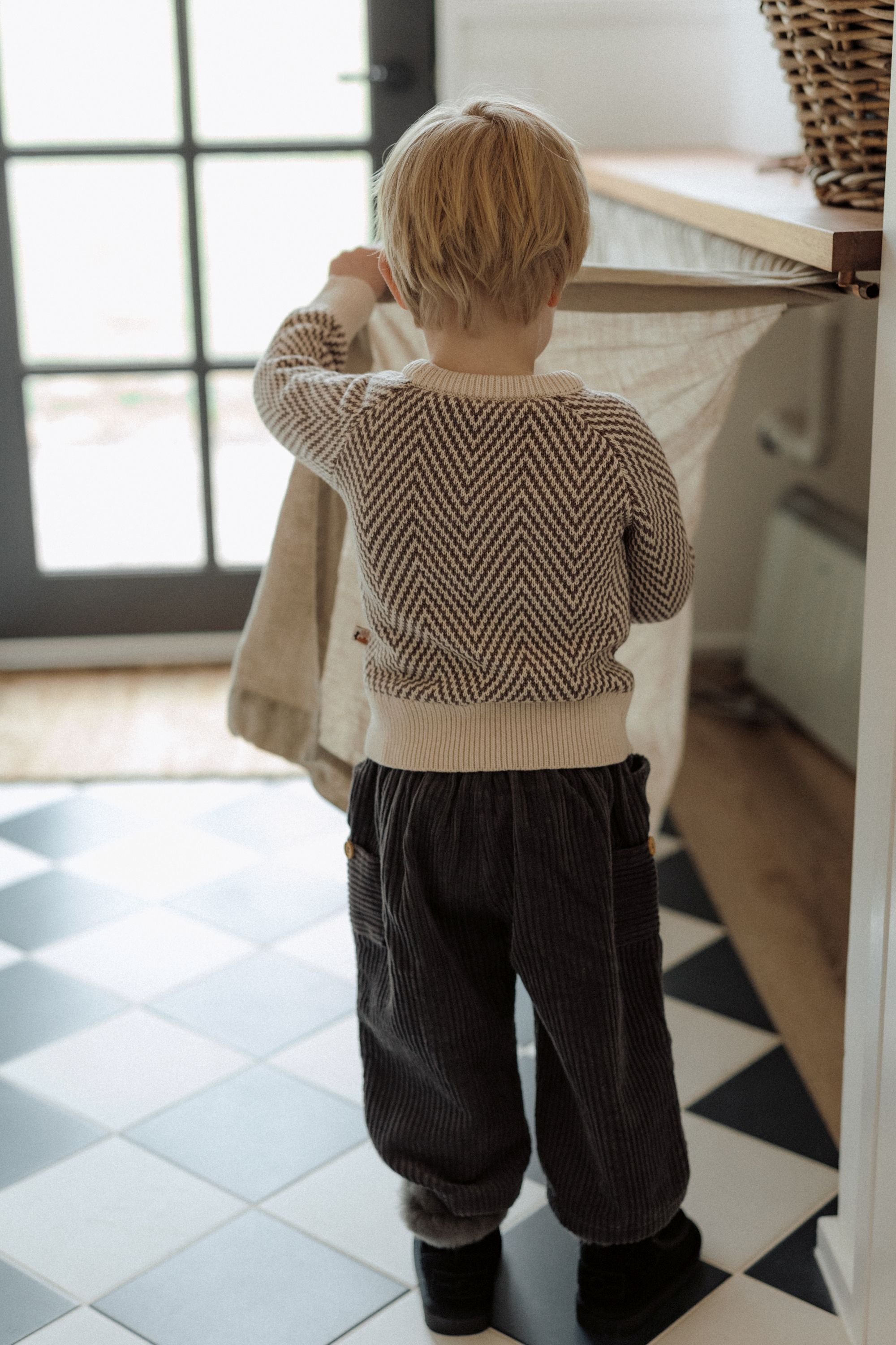 Clothes Ripple Vintage Ripple Sweater - Brown Ripple | Organic Kids Clothes ...
