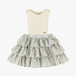 wirrawirra organic newborn outfit waffle plaid sundress beige 24 Spring Dresses Girls New Arrivals Skirts