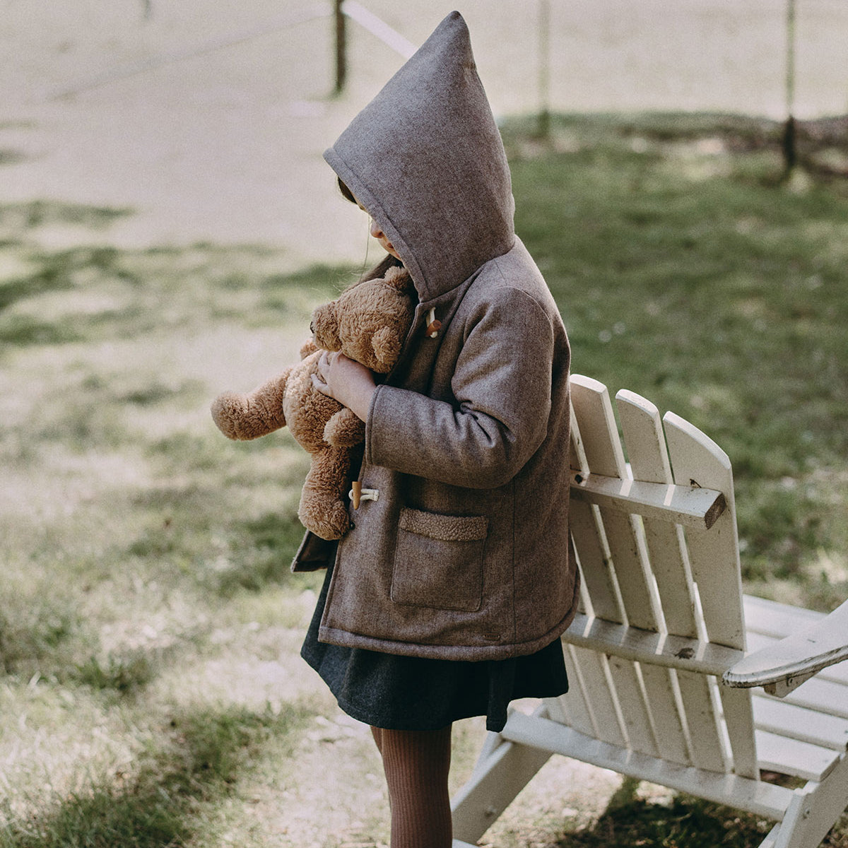 wirrawirra organic baby clothes woolen coat light floral camel 23 Winter Boys Girls New Arrivals Outwears Tops Jackets Gilets