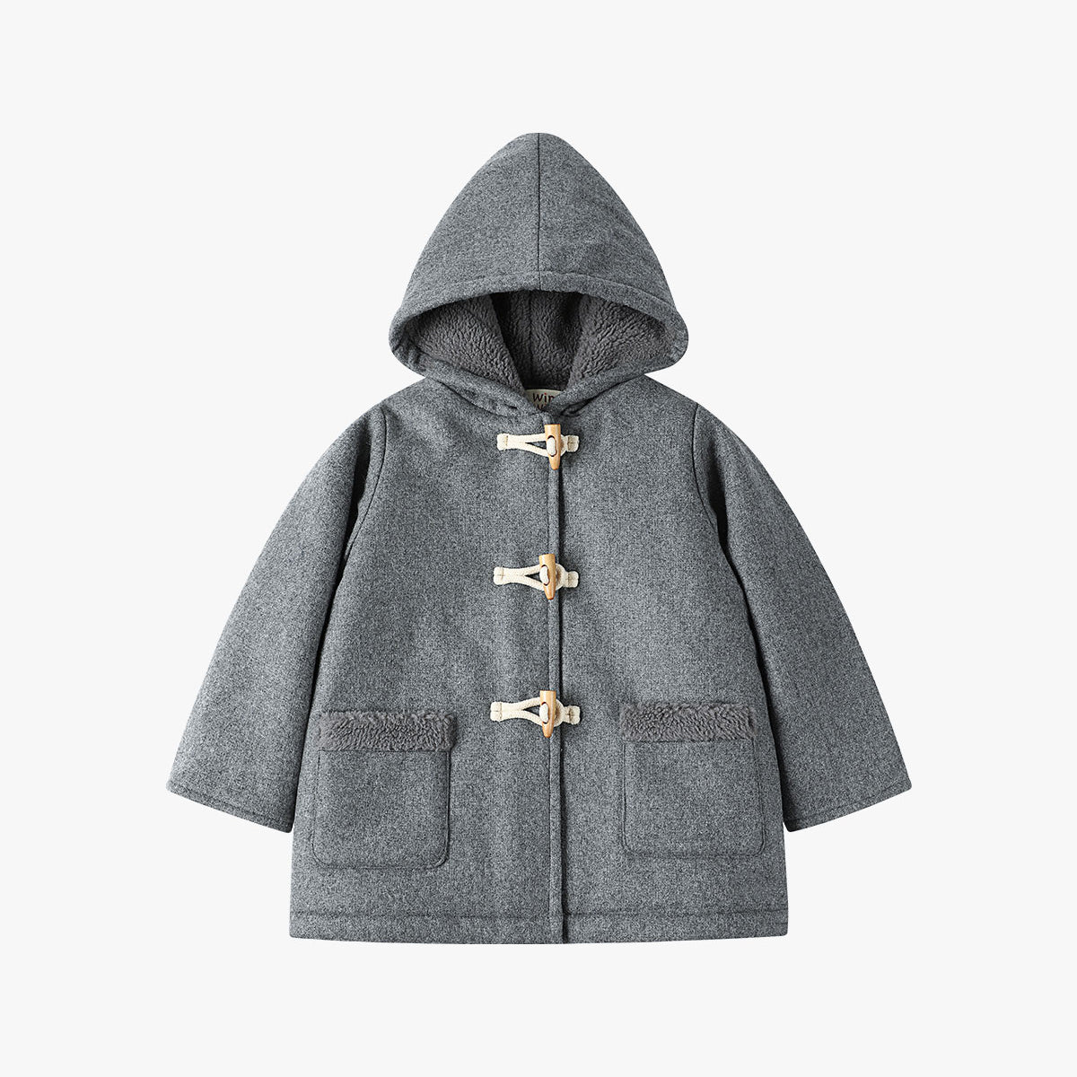 wirrawirra infant clothes woolen coat charcoal grey 23 Winter Boys Girls New Arrivals Outwears Tops Jackets Gilets