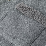 wirrawirra organic cotton baby clothes woolen coat charcoal grey 23 Winter Boys Girls New Arrivals Outwears Tops Jackets Gilets