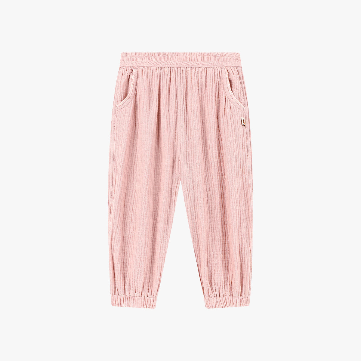 wirrawirra gender neutral newborn clothes double layer crepe pants peach 24 Summer Boys Essentials Girls Leggings New Arrivals Trousers