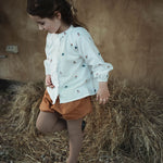 wirrawirra baby boy clothes cotton embroidered blouse cream 24 Autumn Autumn Blouses Girls New Arrivals Shirts Spring