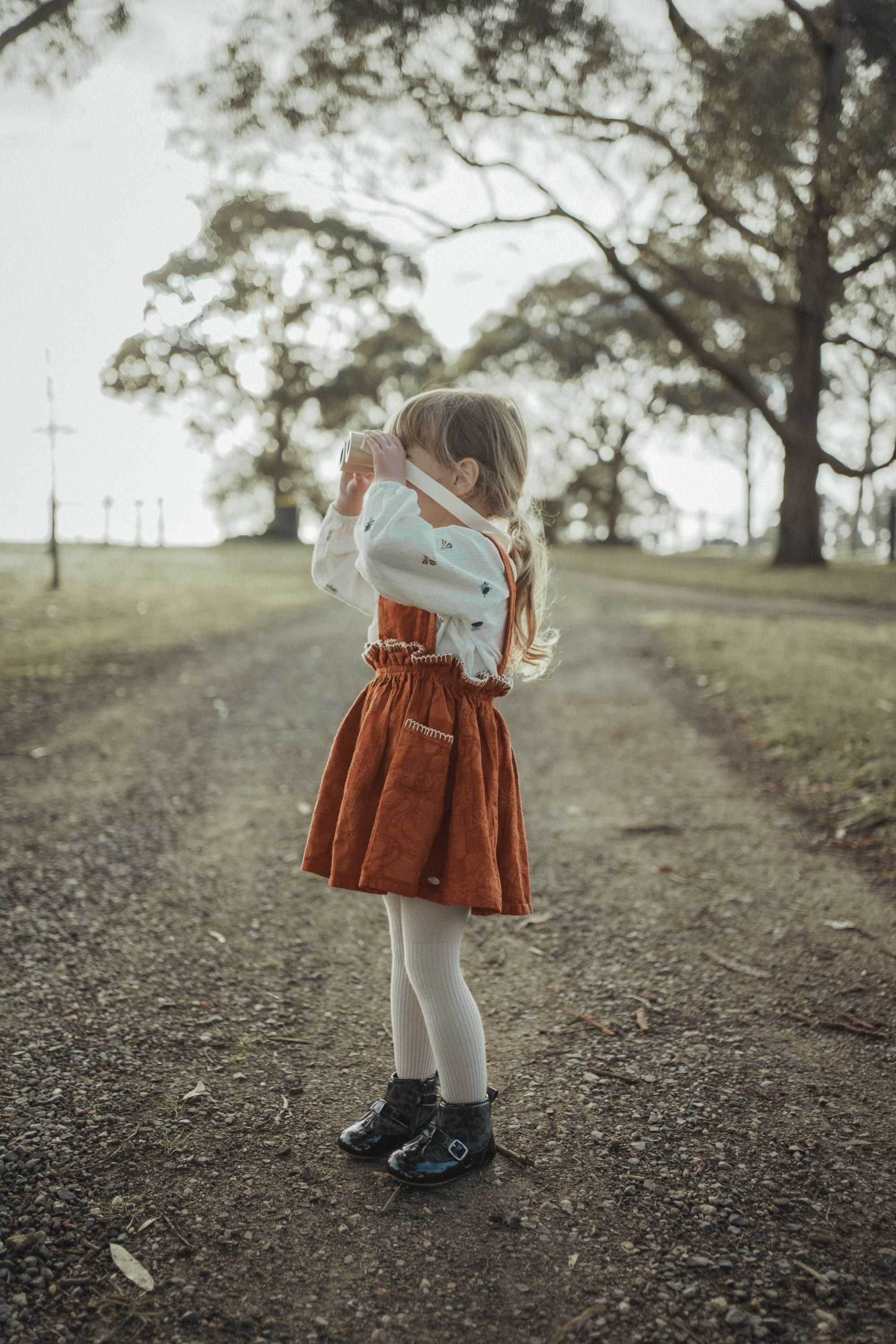 Country Style Suspender Dress - Caramel WirraWirra Kids Country Style Suspender Dress - Caramel WirraWirra Kids