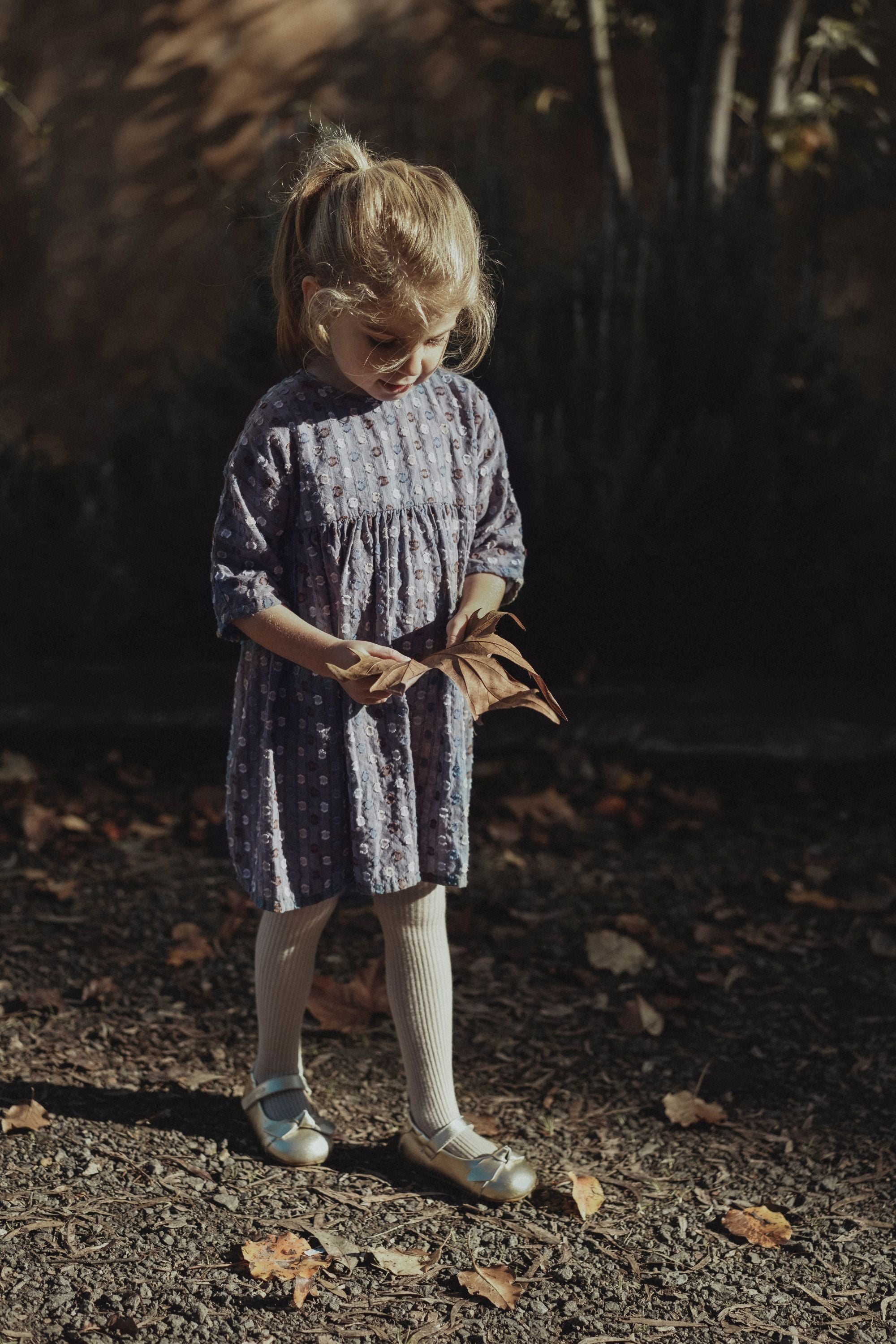 children's fall dresses Vintage Polka Dot Dress