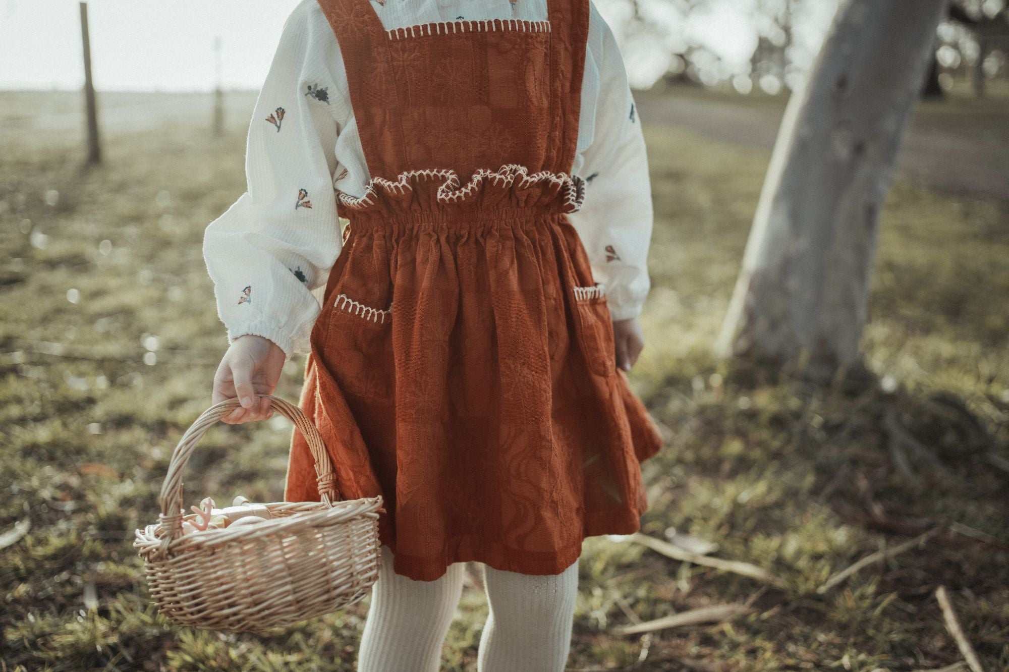Country Style Suspender Dress - Caramel WirraWirra Kids Country Style Suspender Dress - Caramel WirraWirra Kids