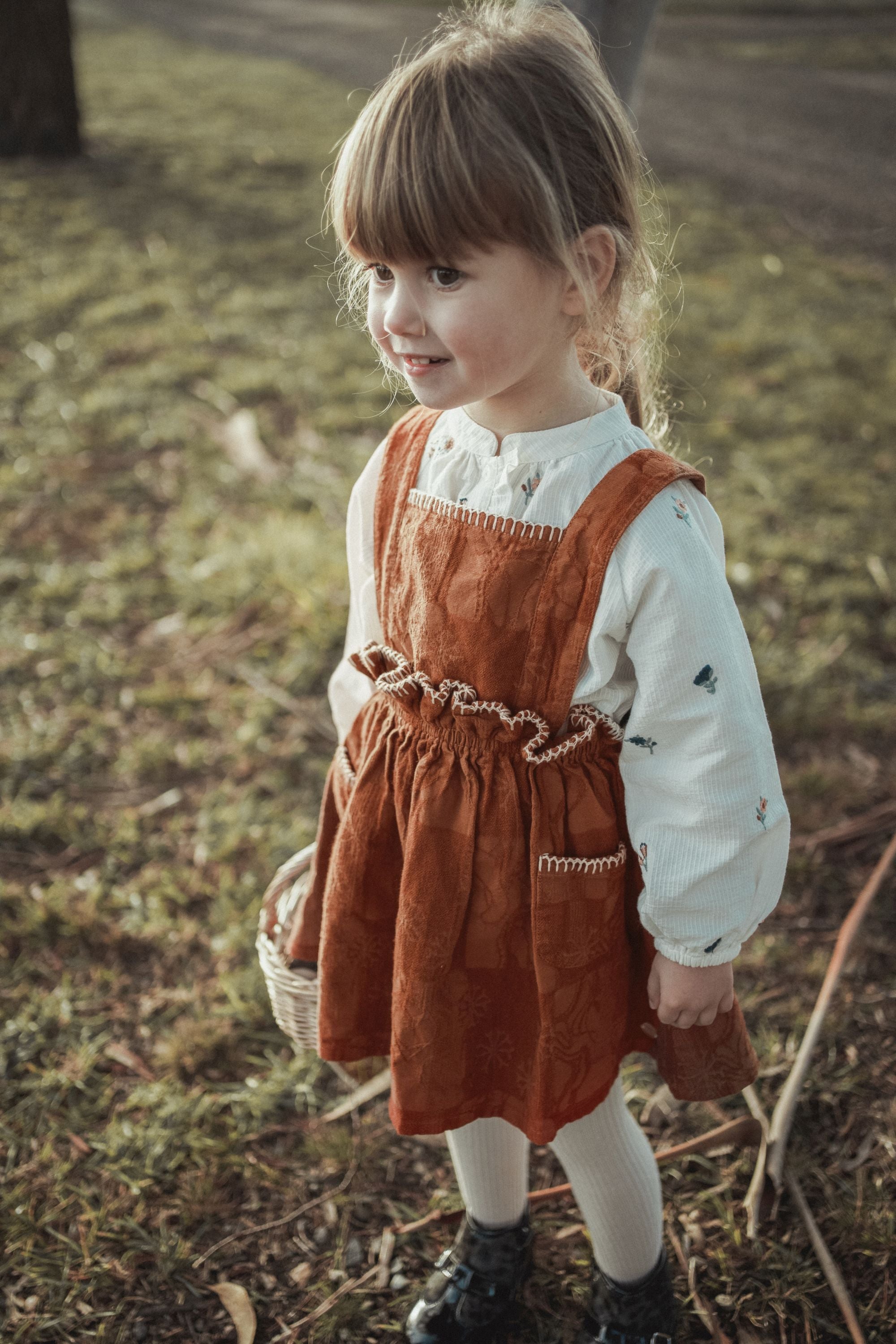 Country Style Suspender Dress