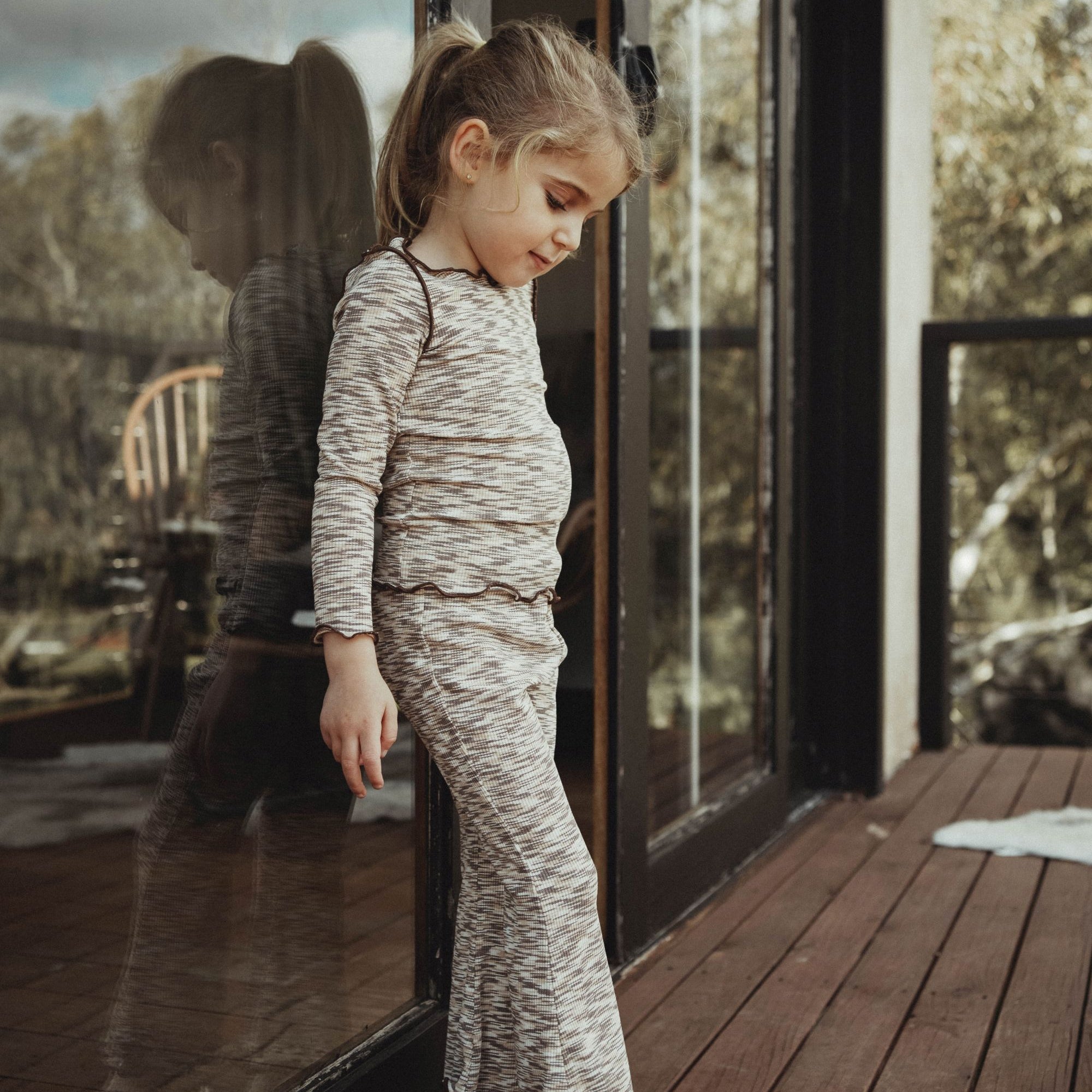 wirrawirra cute baby clothes lycra long sleeve t shirt caramel cocoa 24 Autumn Autumn Essentials Girls New Arrivals Spring