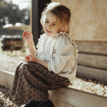 wirrawirra baby store polka dot wide leg pant brown polka dot 24 Autumn Autumn Boys Girls Leggings New Arrivals Spring Trousers