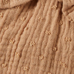 wirrawirra childrens store double layer crepe blouse caramel 24 Autumn Autumn Blouses Girls New Arrivals Shirts Spring