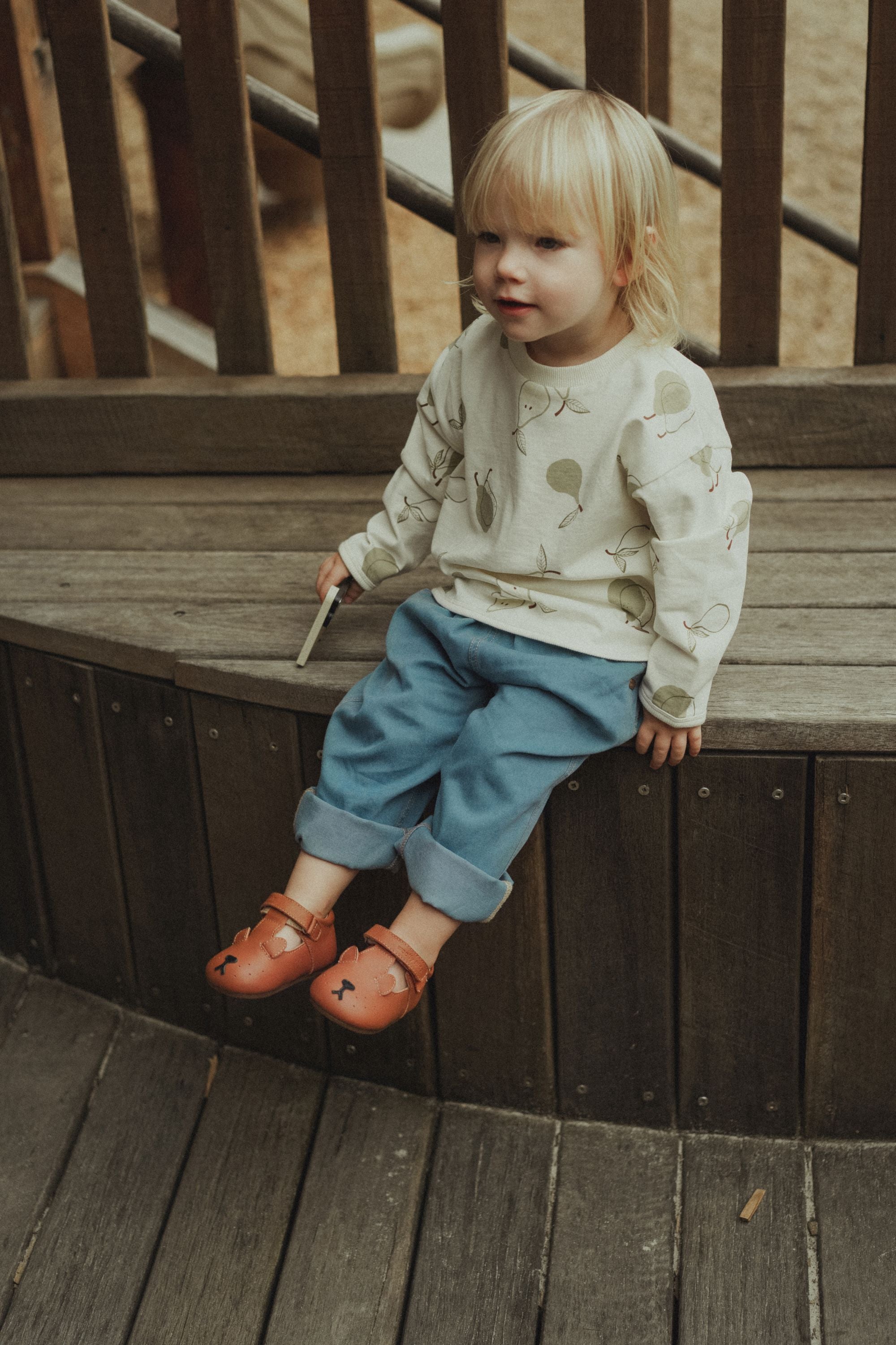 wirrawirra girl clothes tencel denim pants denim blue 24 Spring Boys Girls Leggings New Arrivals Trousers