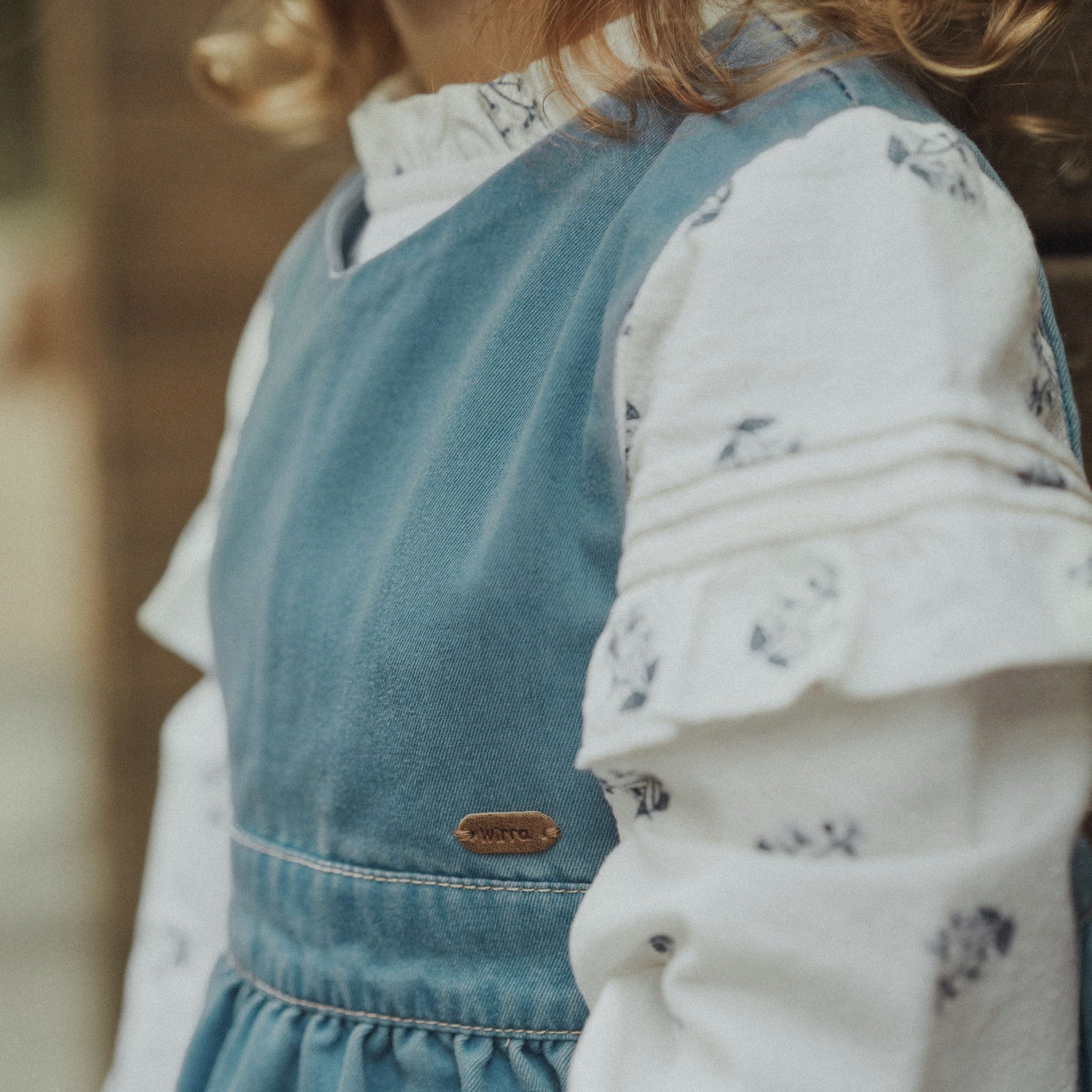 wirrawirra childrens clothes tencel denim vest dress denim blue 24 Spring Dresses Girls New Arrivals Skirts