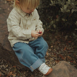 wirrawirra toddler clothes tencel denim pants denim blue 24 Spring Boys Girls Leggings New Arrivals Trousers