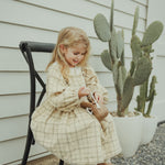 wirrawirra gender neutral newborn clothes corduroy plaid dress khaki 24 Spring Dresses Girls New Arrivals Skirts