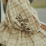 wirrawirra organic newborn outfit corduroy plaid dress khaki 24 Spring Dresses Girls New Arrivals Skirts