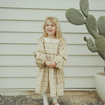 wirrawirra childrens store corduroy plaid dress khaki 24 Spring Dresses Girls New Arrivals Skirts