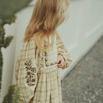 wirrawirra baby dress corduroy plaid dress khaki 24 Spring Dresses Girls New Arrivals Skirts