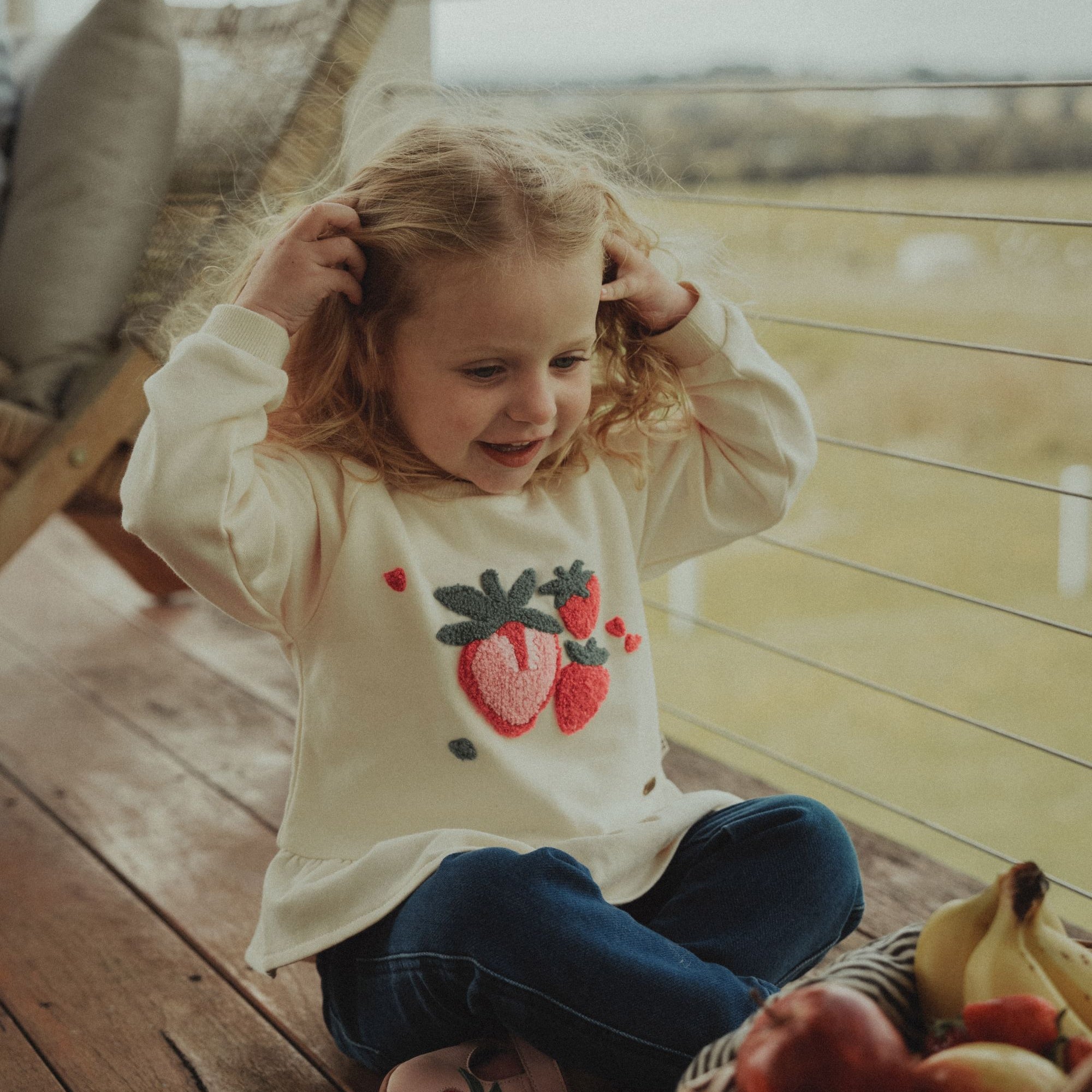 wirrawirra baby store strawberry sweatshirt strawberry 24 Spring Girls New Arrivals Sweatshirts